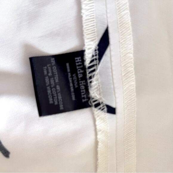 Hilda Henry Zelda ecru alphabet dress size 12 NWT - Picture 5 of 10